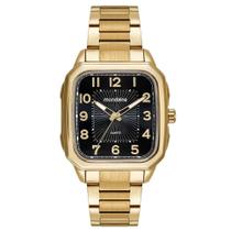 Relógio Mondaine Masculino Quadrado Dourado 32564GPMVDE1 Relógio Mondaine Masculino Quadrado Dourado 32564GPMVDE1