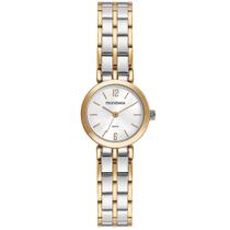 Relógio MONDAINE prata dourado feminino 32370LPMVBE3