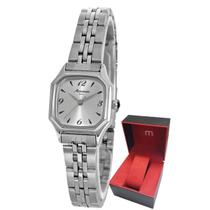 Relógio Mondaine Prateado Pequeno de Pulso Feminino Original