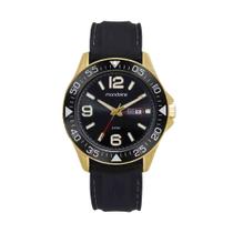 Relógio Mondaine Preto Dourado Masculino 32624GPMVDI1