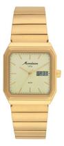 Relógio Mondaine Quadrado Anadigi Retro Vintage 32889gpmvda1 Dourado Dourado Dourado Relógio Mondaine Quadrado Anadigi Retro Vintage 32889gpmvda1 Dourado Dourado Dourado