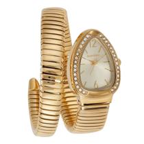 Relogio Mondaine Serpente Bracelete 40012lpmvde1 Duas Voltas Dourado