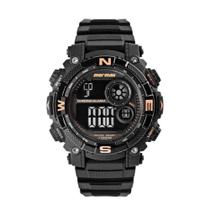 Relógio Mormaii Acqua Action Preto Masculino MO12579D/8J Relógio Mormaii Acqua Action Preto Masculino MO12579D/8J