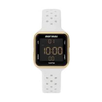 Relógio Mormaii Branco Dourado Feminino MO19800D/8D