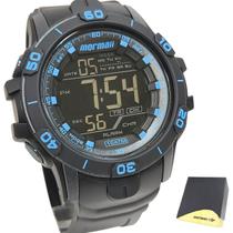 Relógio Mormaii Digital Masculino Action Preto Azul MO3690AB/8A