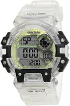 Relógio Mormaii Digital Tático Masculino Esportivo Grande Leve Transparente Alarme Mês Dia MO13613AC/8W
