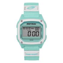 Relógio MORMAII feminino digital verde branco MO18703D/6V Relógio MORMAII feminino digital verde branco MO18703D/6V