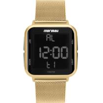 Relógio Mormaii Feminino Dourado MO6600AH/8D Digital 10 Atm Acrílico Tamanho Médio Relógio Mormaii Feminino Dourado MO6600AH/8D Digital 10 Atm Acrílico Tamanho Médio