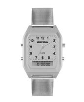 Relógio Mormaii Feminino Vintage Prata MOPC21JALF/7K Relógio Mormaii Feminino Vintage Prata MOPC21JALF/7K