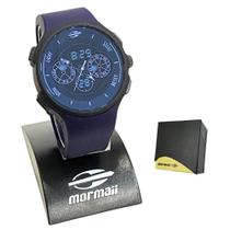 Relógio Mormaii Masculino Acqua Anadigi Azul MO1608B/8C Relógio Mormaii Masculino Acqua Anadigi Azul MO1608B/8C