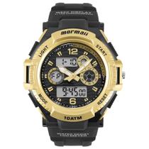 Relógio Mormaii Masculino Action Dourado MOM8032D/8D Relógio Mormaii Masculino Action Dourado MOM8032D/8D