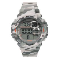 Relógio MORMAII masculino digital camuflado cinza MO13609C/8C Relógio MORMAII masculino digital camuflado cinza MO13609C/8C