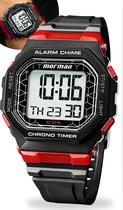 Relógio Mormaii Masculino Digital Esportivo Para Academia Quartz Com Visor Noturno E Cronômetro A Prova Dágua 100 Metros Para Esportes Original