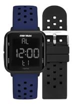 Relogio Mormaii Masculino Digital Quadrado Mo6600ant8a Preto Azul
