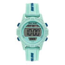 Relógio Mormaii Masculino Ref: Mo13800/8a Infantil Digital Verde Água