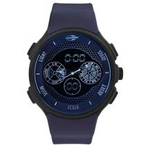 Relógio MORMAII masculino silicone azul MO1608B/8C