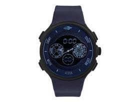 Relógio Mormaii Original Azul Anadigi Resistente à Água100M