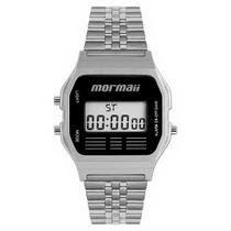 Relógio Mormaii Unissex Vintage Prata Multifunção Mobj3808