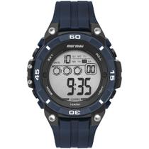 Relógio MORMAII WAVE masculino digital azul MO2912B/8A