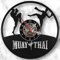 Relógio Muay Thai Lutas Artes Marciais Esportes Vinil Lp Promoção Relógio Muay Thai Lutas Artes Marciais Esportes Vinil Lp Promoção