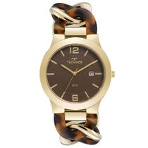 Relógio Mulher Technos Unique Dourado Bracelete Elos 2115TUT/1M