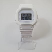 Relógio Multifuncional Eletrônico Quadrado Digital Cronômetro Pulseira De Borracha