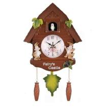 Relogio musical cuco pendulo decorativo classico de parede quartzo