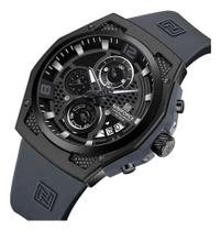 Relógio Naviforce Masculino 8051 Pulseira de Silicone Cinza Relógio Naviforce Masculino 8051 Pulseira de Silicone Cinza