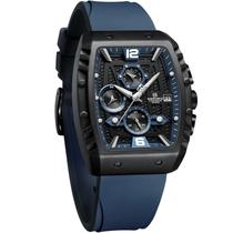 Relógio NAVIFORCE Men Quartz NF8025 com pulseira de silicone preta Relógio NAVIFORCE Men Quartz NF8025 com pulseira de silicone preta