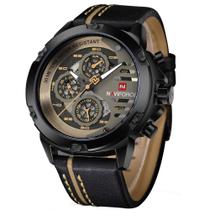 Relógio NAVIFORCE Sport Military à prova d'água para homens em couro Relógio NAVIFORCE Sport Military à prova d'água para homens em couro