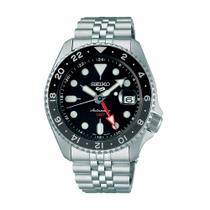 Relógio New SEIKO Masculino 5 Automático Sports GMT SSK001B1 P1SX