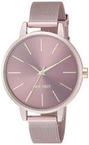 Relógio Nine West NW/2280PKPK Feminino com Pulseira de Malha Rosa Relógio Nine West NW/2280PKPK Feminino com Pulseira de Malha Rosa