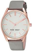 Relógio Nine West Women com pulseira de 36 mm, estojo em tom de ouro rosa Relógio Nine West Women com pulseira de 36 mm, estojo em tom de ouro rosa