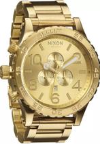 Relógio Nixon 51-30 Simplify Chrono Analógico Dourado 51mm Cronografo