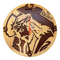 Relógio Nosso Senhor Jesus Cristo, Foi Por Você, MDF 30cm