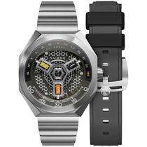 Relógio NUBEO SKYLAB AUTOMATIC Black Brown NB-6083-55