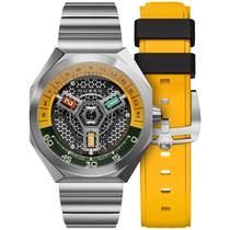 Relógio NUBEO SKYLAB AUTOMATIC Yellow Green NB-6083-33 Relógio NUBEO SKYLAB AUTOMATIC Yellow Green NB-6083-33