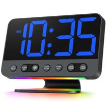 Relógio Odokee Digital Alarm 2", números grandes, 5 sons Relógio Odokee Digital Alarm 2", números grandes, 5 sons
