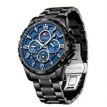 Relógio OFNS, Esportivo Luxuoso, Seis Agulhas Multifuncionais