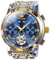Relógio OLEVS Automático Tourbillon para Homens - Self Winding
