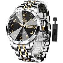 Relógio OLEVS Business Dress Diamond Analog Quartz para homens