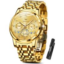 Relógio OLEVS Chronograph Luxury em aço inoxidável para homens Relógio OLEVS Chronograph Luxury em aço inoxidável para homens