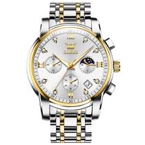 Relógio OLEVS Luxury - Dourado e Prateado - Resistente à Água