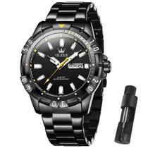 Relógio OLEVS Luxury Dress em aço inoxidável impermeável 30m