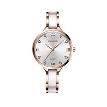 Relógio Olevs Luxury para mulheres com pulseira de cerâmica de quartzo Mod Moon