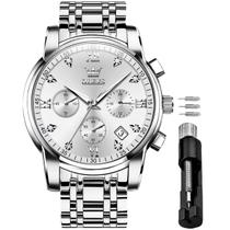 Relógio OLEVS masculino analógico de quartzo inoxidável à prova d'água Relógio OLEVS masculino analógico de quartzo inoxidável à prova d'água