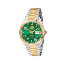 Relógio Oremte Duplo Calendario Resistente á agua Masculino Misto Fundo Verde