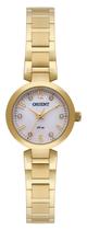 Relogio orient analo branco metal dourado fgss0068 s2kx
