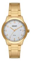 Relogio orient analogico prata metal dourado fgss1181 s2kx