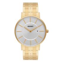 Relogio orient analogico prata metal dourado mgss1091 s1kx cor:dourado